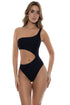 Luli Fama Brilla One Shoulder Asymmetrical Bodysuit